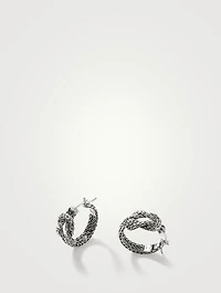 Love Knot 20mm Hoop Earrings