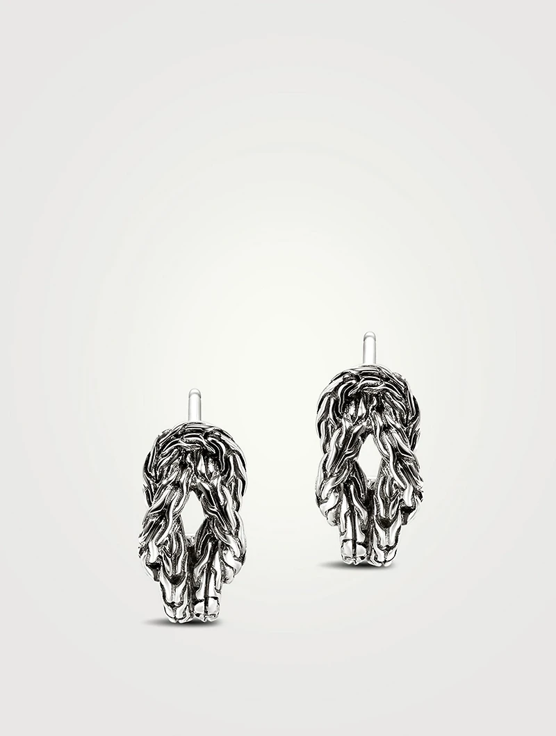 Love Knot Sterling Silver Earrings