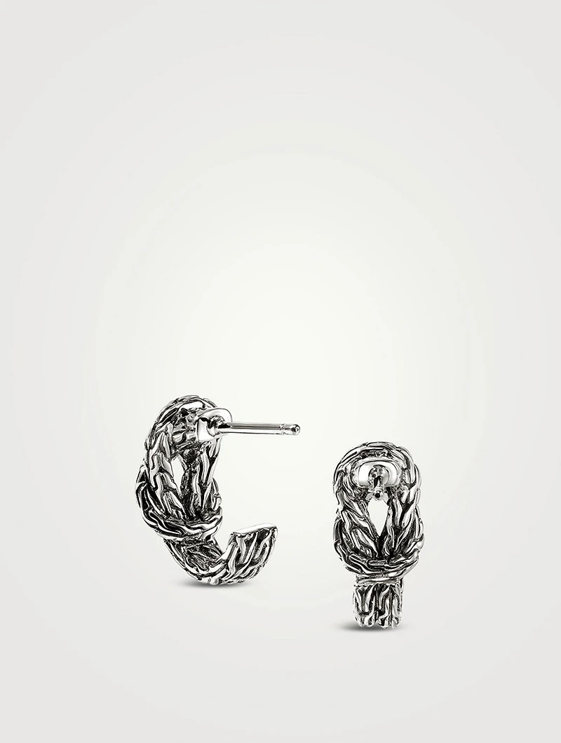 Love Knot Sterling Silver Earrings