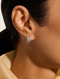 Love Knot Sterling Silver Earrings