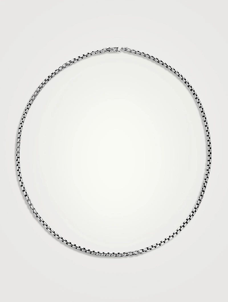Naga Sterling Silver Box Chain Necklace