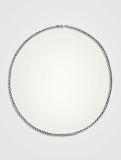 Naga Sterling Silver Box Chain Necklace