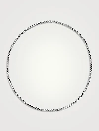 Naga Sterling Silver Box Chain Necklace