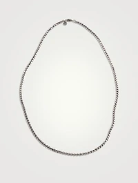 Naga Sterling Silver Box Chain Necklace