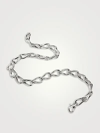 Surf Sterling Silver Link Necklace