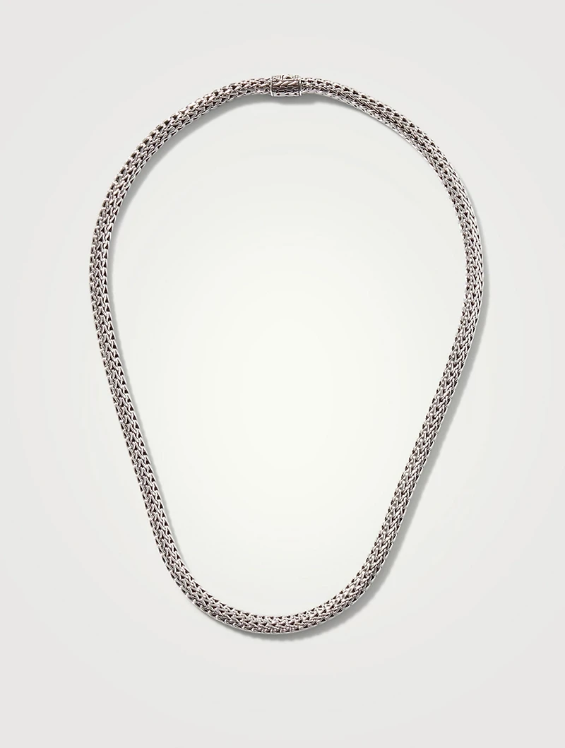 Classic Chain 6.5mm Sterling Silver Necklace