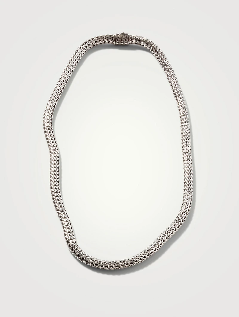 Classic Chain 6.5mm Sterling Silver Necklace