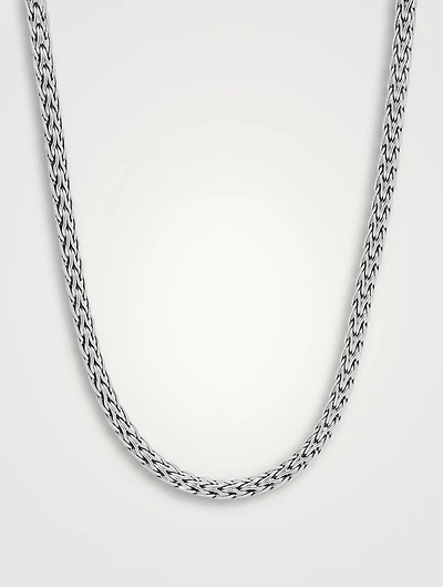 Slim Classic Chain 3.5mm Sterling Silver Necklace