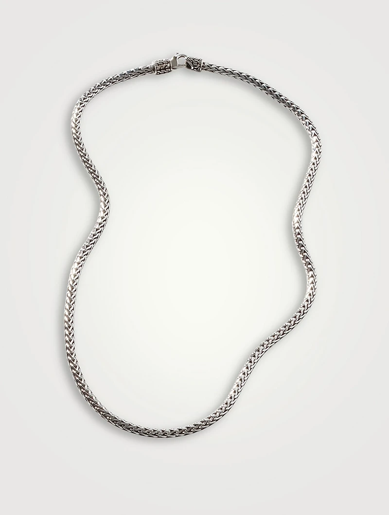 Slim Classic Chain 3.5mm Sterling Silver Necklace