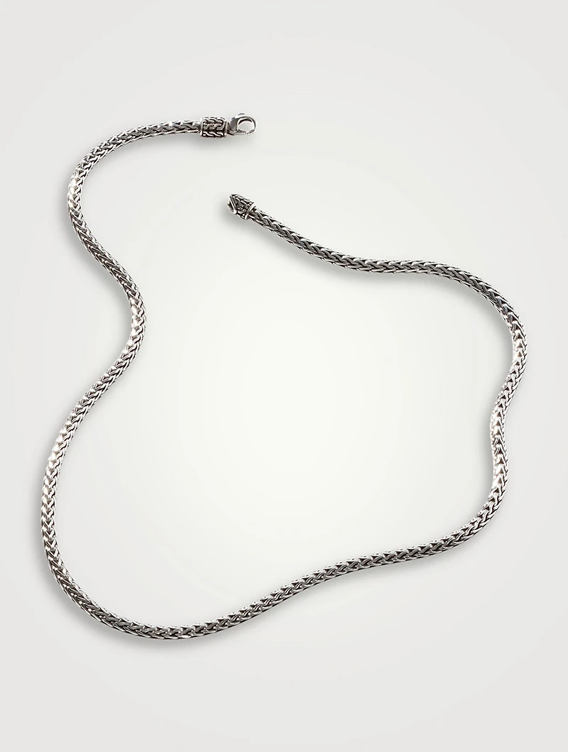 Slim Classic Chain 3.5mm Sterling Silver Necklace