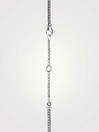 JH Essentials Sterling Silver Mini Chain Necklace With Pearls