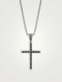 Jawan Sterling Silver Cross Pendant Necklace