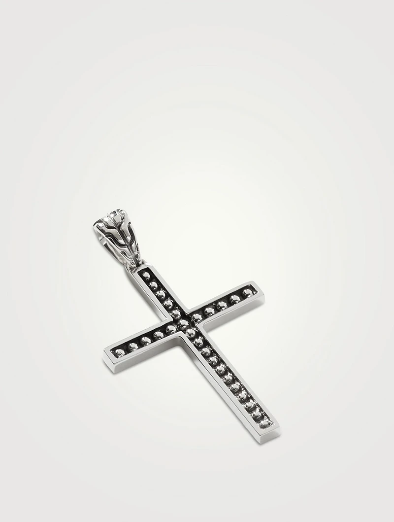 Jawan Sterling Silver Cross Pendant Necklace