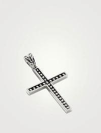 Jawan Sterling Silver Cross Pendant Necklace