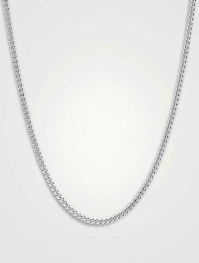 Sterling Silver Curb Chain Necklace