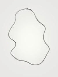 Sterling Silver Curb Chain Necklace