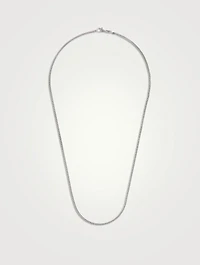 Sterling Silver Curb Chain Necklace