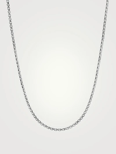 Sterling Silver Box Chain Necklace
