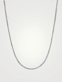 Sterling Silver Box Chain Necklace