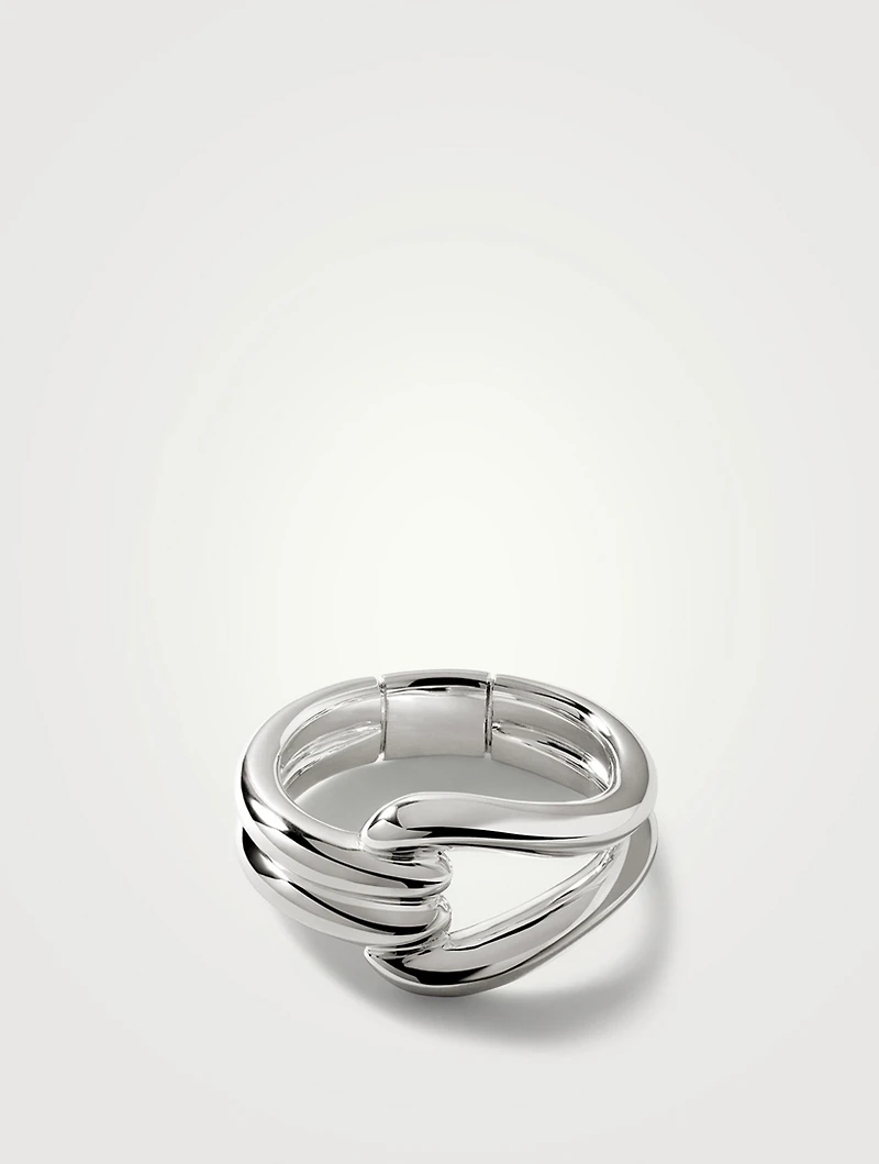 Surf Sterling Silver Ring