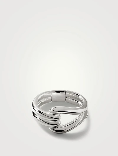 Surf Sterling Silver Ring