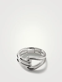 Surf Sterling Silver Ring
