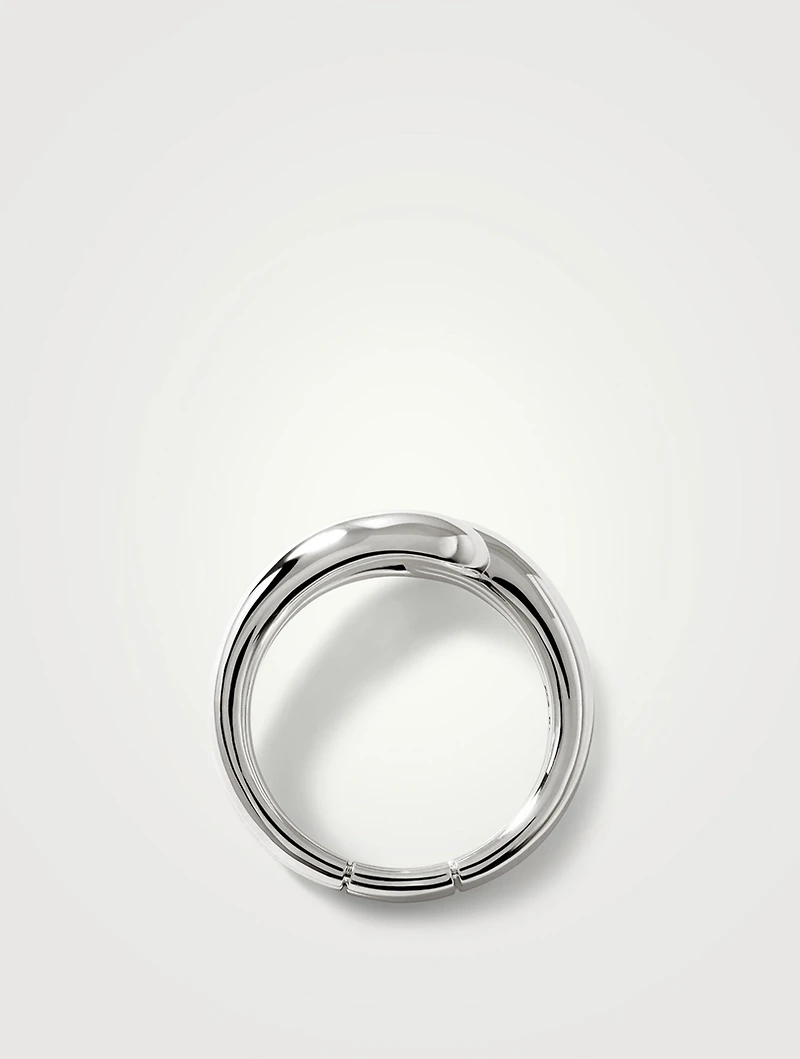 Surf Sterling Silver Ring
