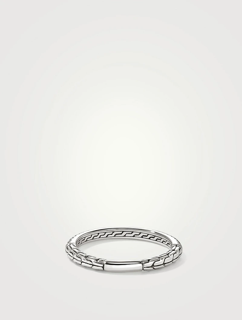 JH Essentials Sterling Silver Pavé Diamond Band Ring