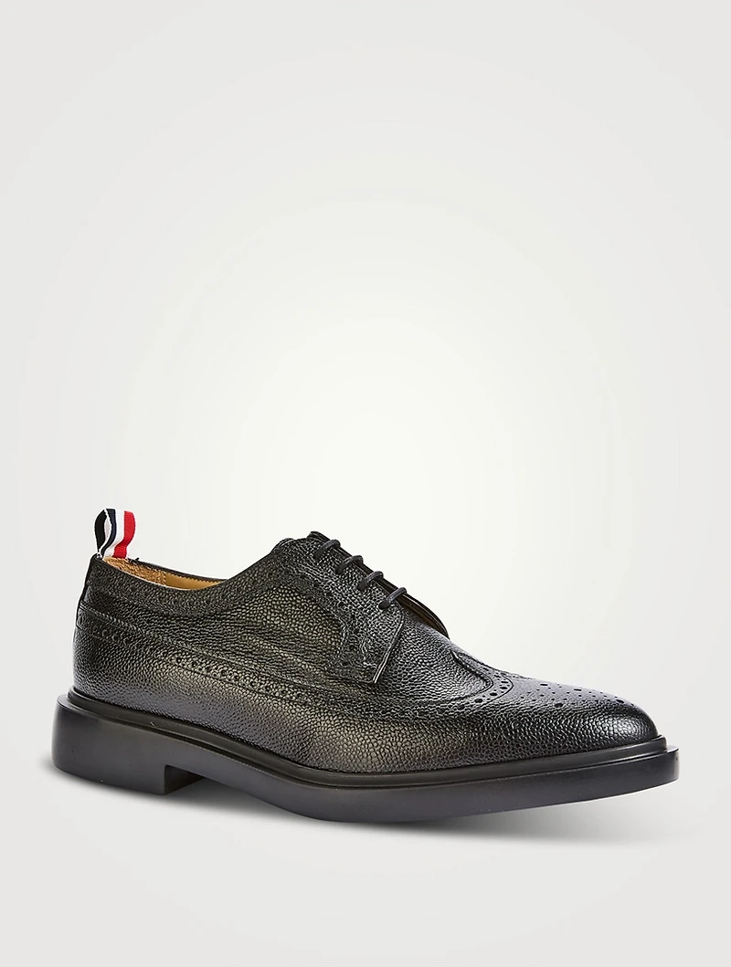 Pebble Grain Longwing Brogue Shoes