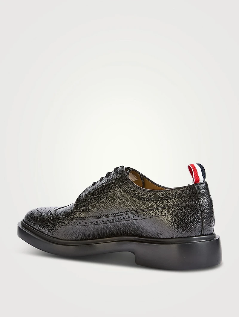Pebble Grain Longwing Brogue Shoes
