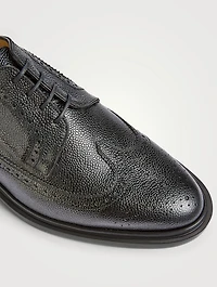 Pebble Grain Longwing Brogue Shoes