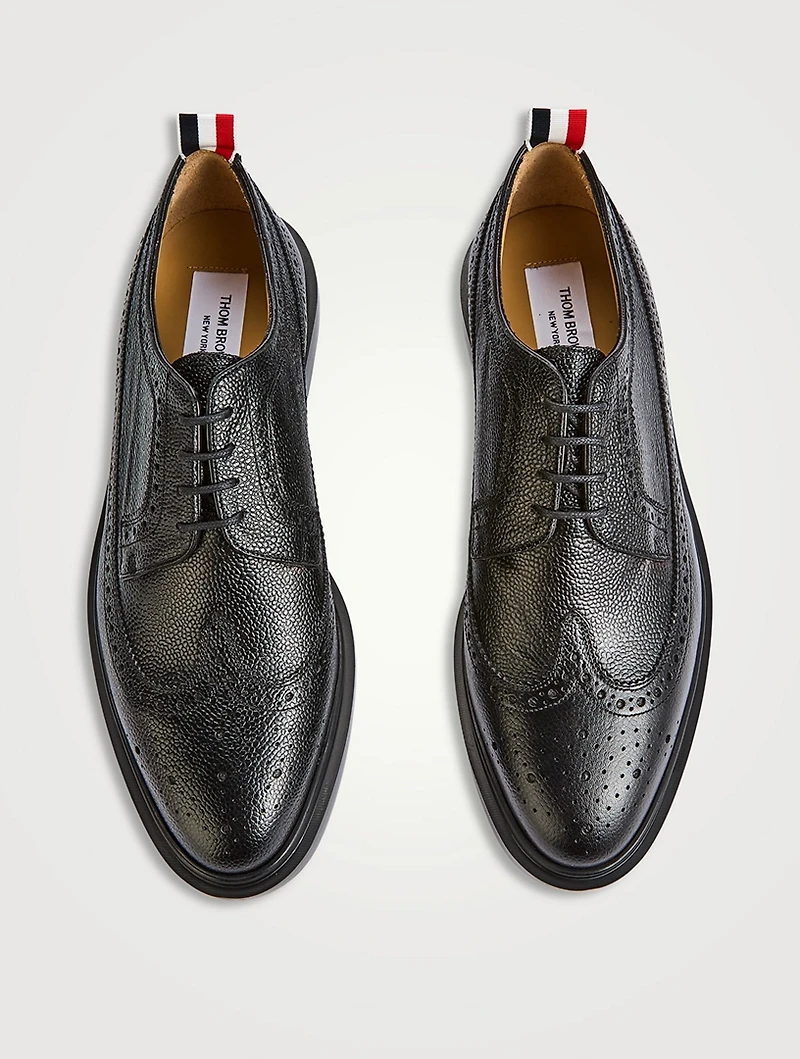 Pebble Grain Longwing Brogue Shoes