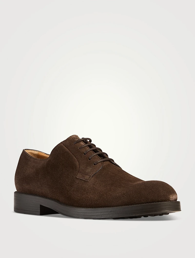 Suede Derby Shoes