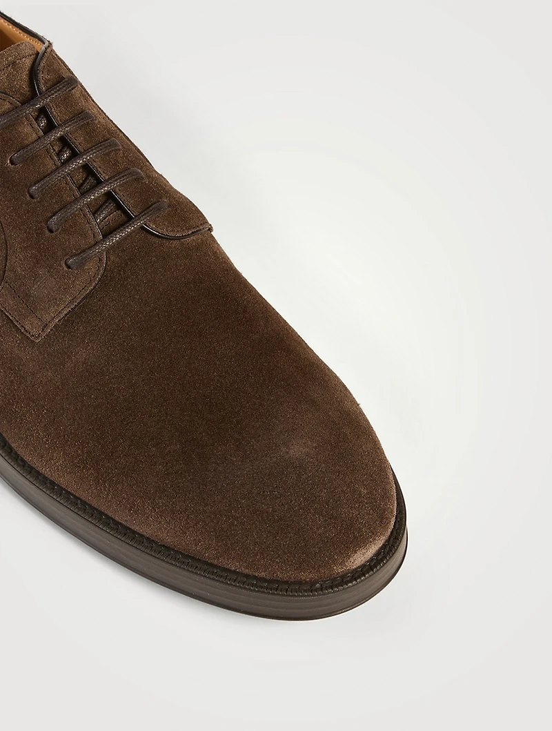 Suede Derby Shoes