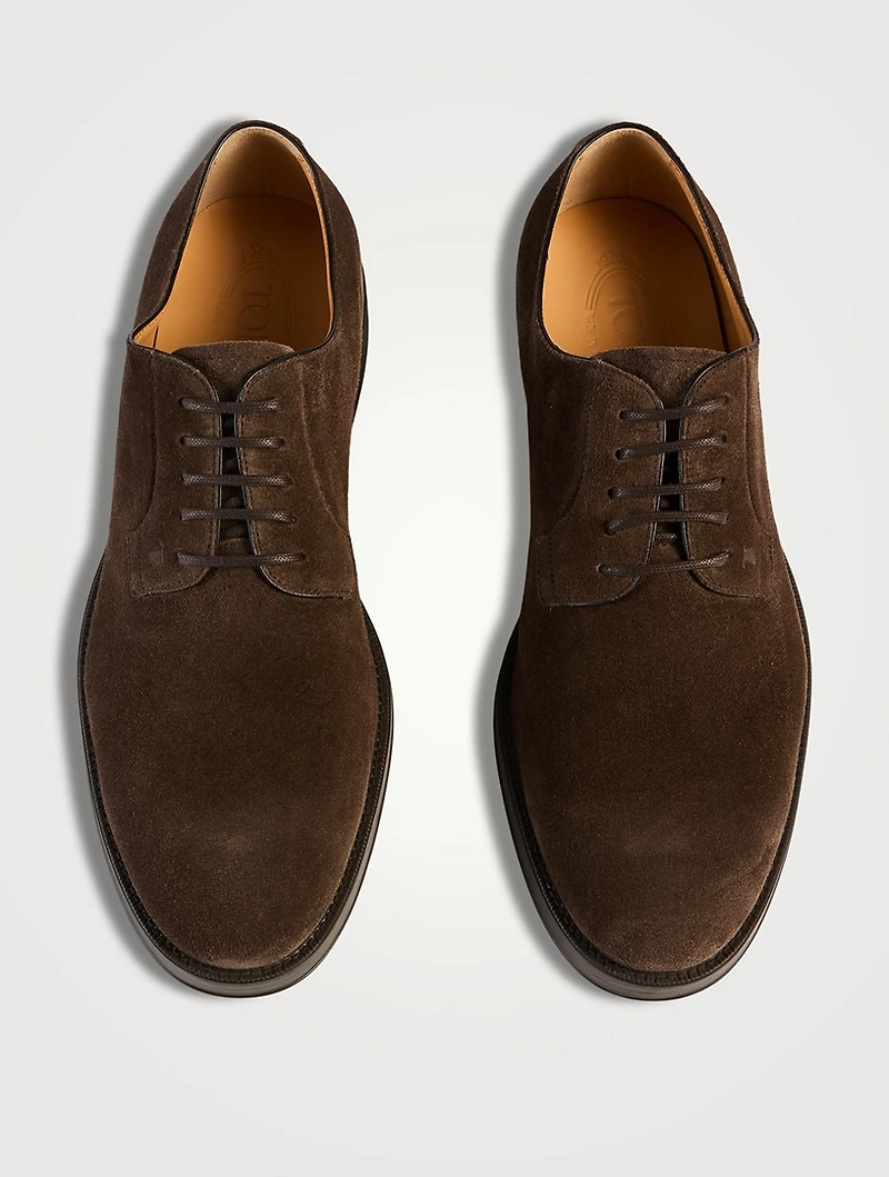 Suede Derby Shoes