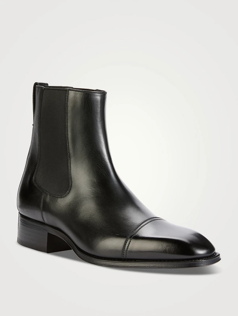 Hainaut Leather Chelsea Boots