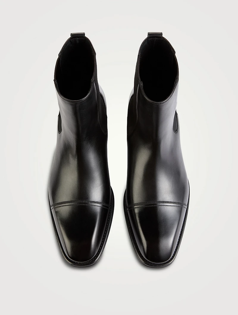 Hainaut Leather Chelsea Boots