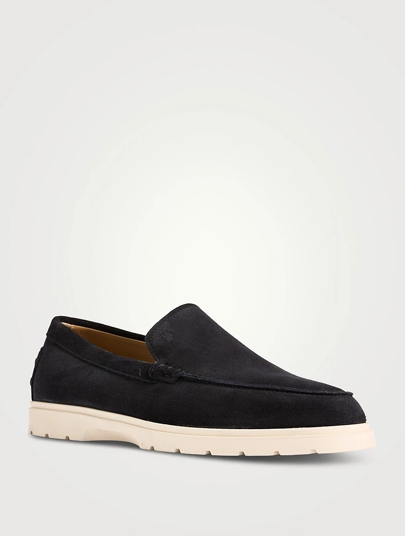 Suede Slipper Loafers