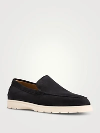 Suede Slipper Loafers
