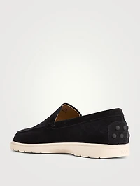 Suede Slipper Loafers