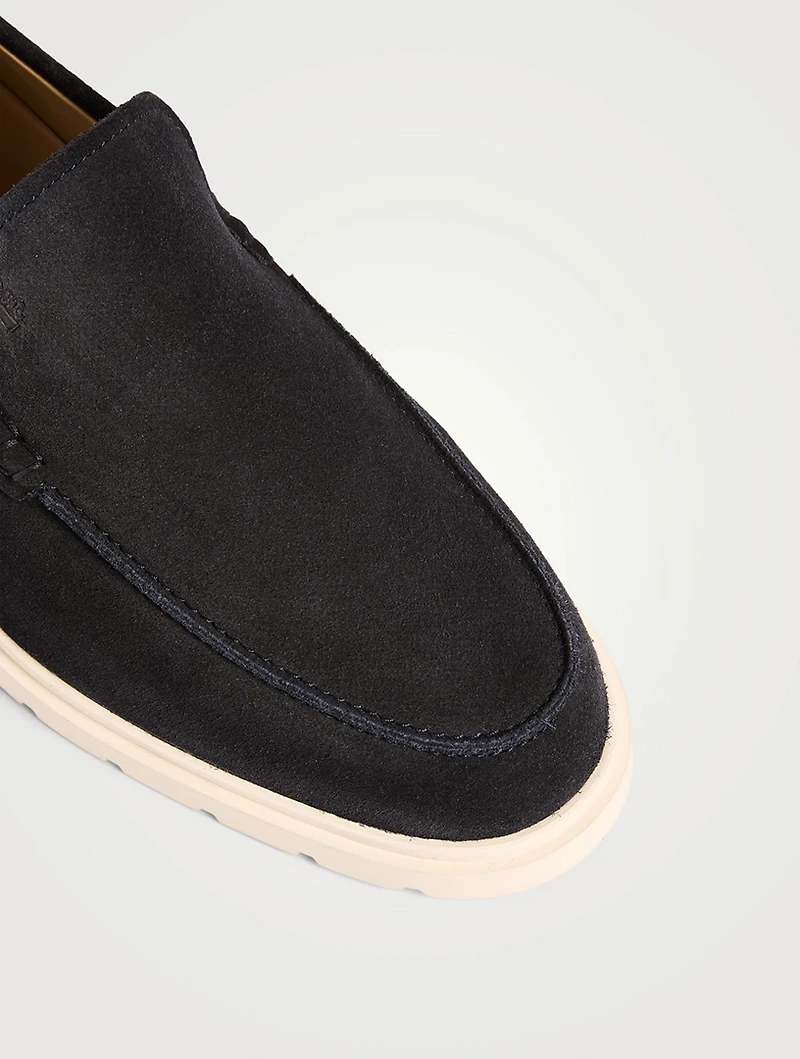 Suede Slipper Loafers