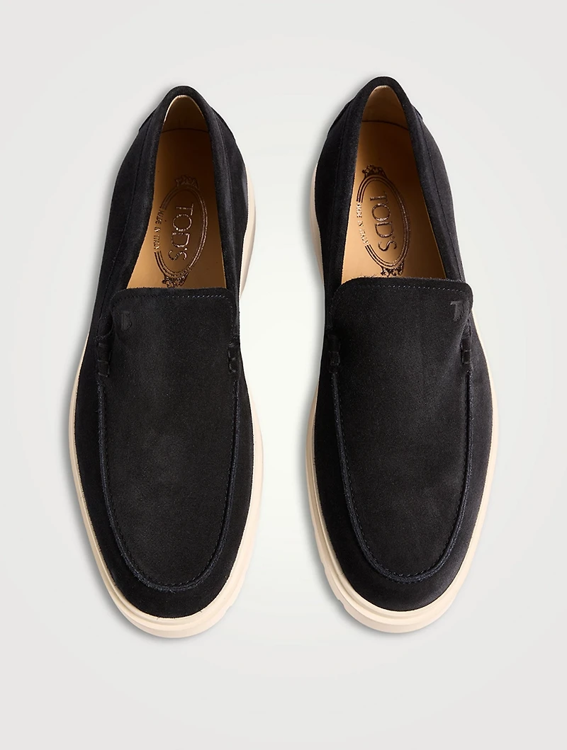 Suede Slipper Loafers