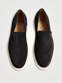 Suede Slipper Loafers