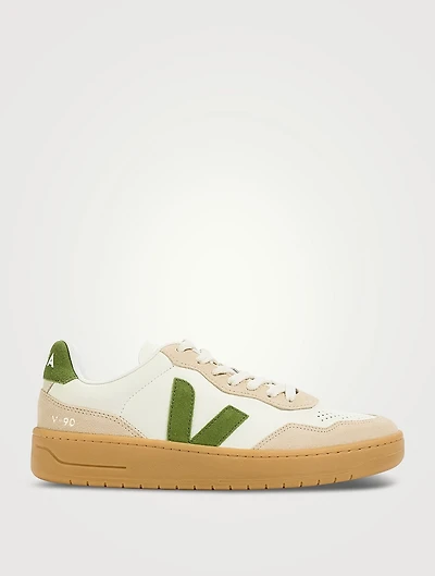 V-90 O.T. Leather And Suede Sneakers