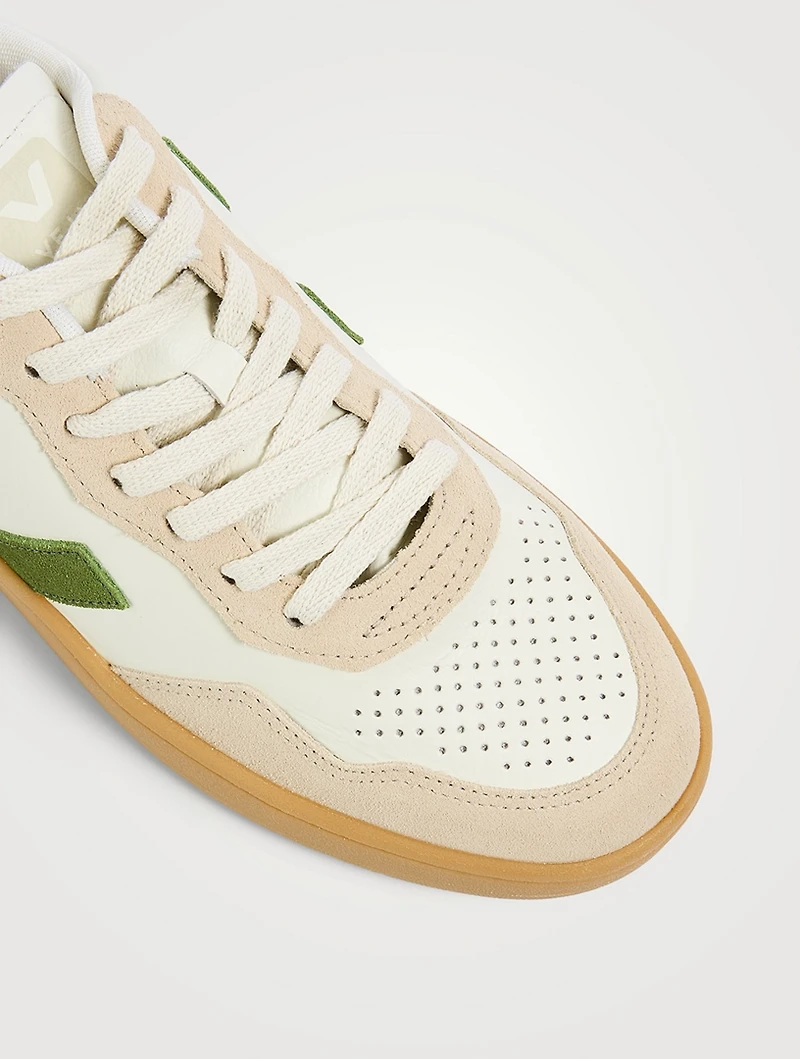V-90 O.T. Leather And Suede Sneakers