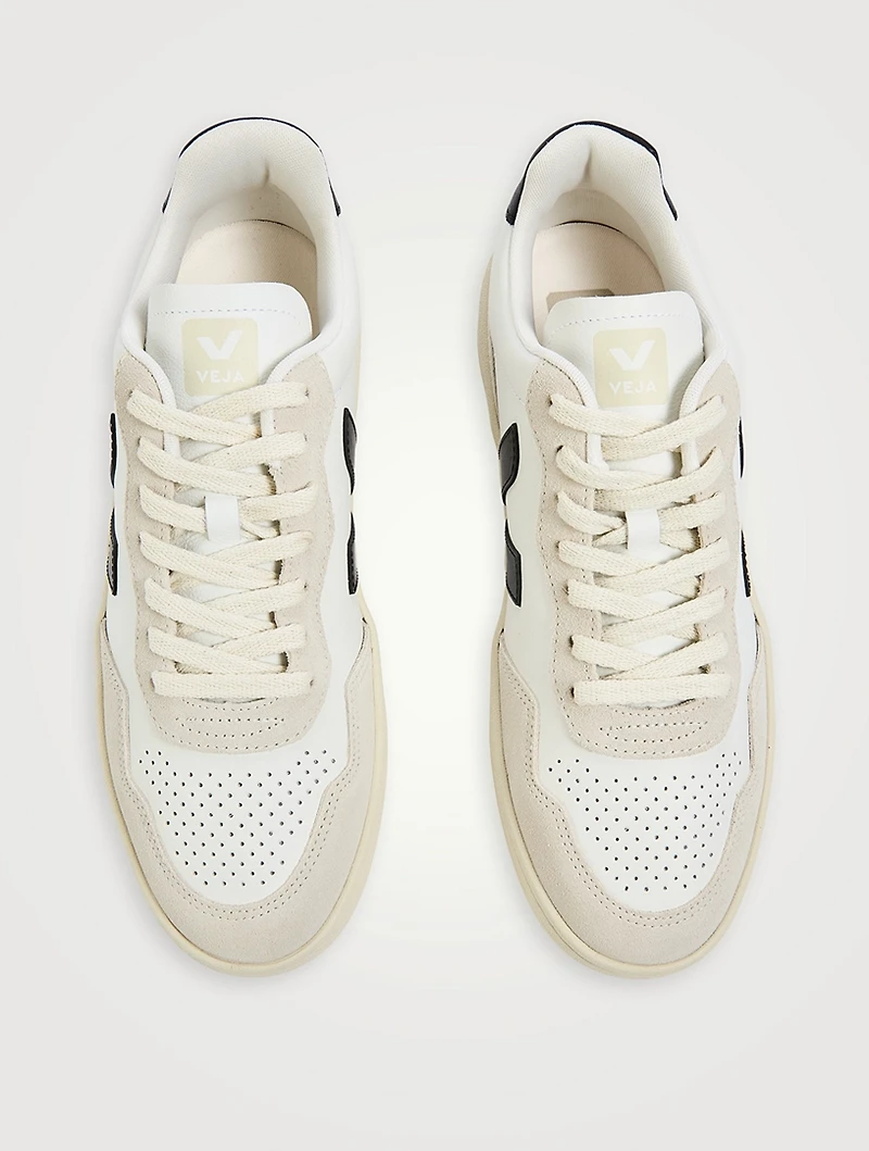 V-90 O.T. Leather And Suede Sneakers
