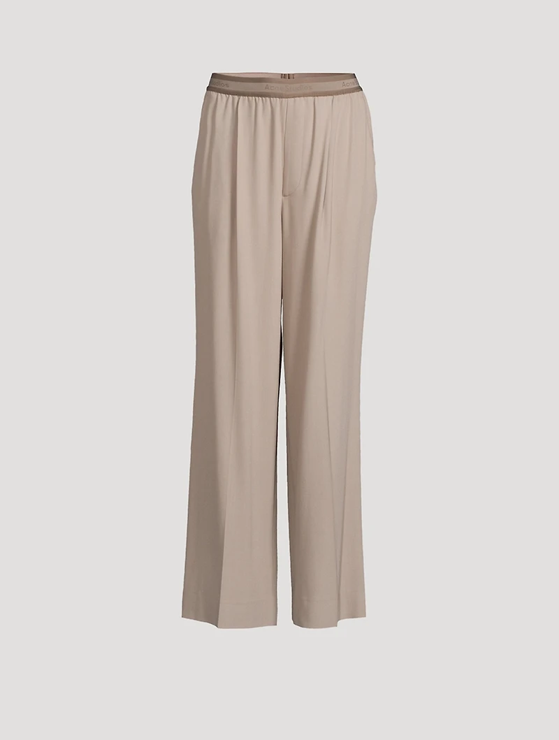 Logo Tape Twill Trousers