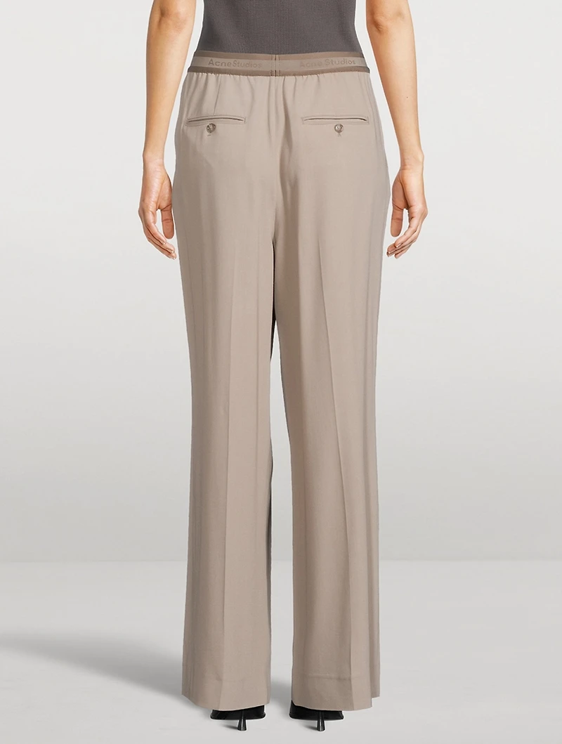 Logo Tape Twill Trousers