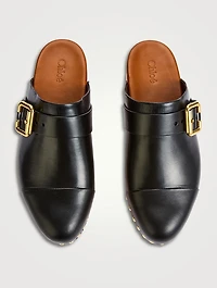 Jeannette Leather Clogs