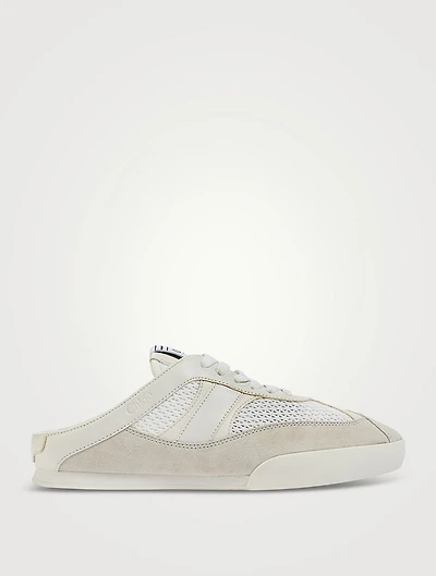 Chloé Kick Suede And Mesh Sneaker Mules